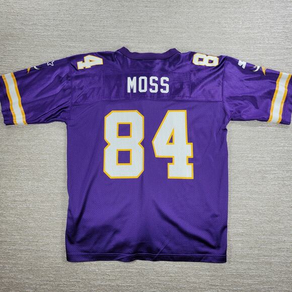 Vintage Starter Randy Moss #84 Minnesota Vikings Jersey Youth XL 18-20 1999 NFL - Picture 1 of 16